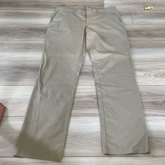 Croft & Barrow Mens Beige Straight Leg Easy‎ Care Pants Size 36X34 - Picture 1 of 5